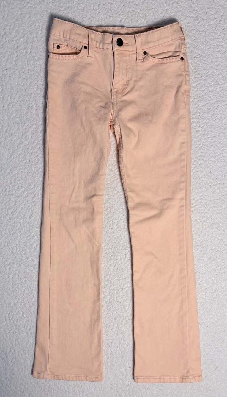 Wrangler Girls Peach Colored Boot Cut Jeans Size 10 Regular
